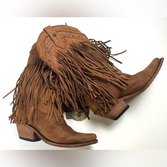 Liberty Black Vegas Fringe Faggie Boots LB71124 - Picture 5 of 14